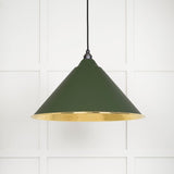 From The Anvil Electrical Hammered Brass / Ceiling Pendants From The Anvil - Hammered Brass Hockley Pendant in Heath