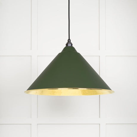 From The Anvil Electrical Hammered Brass / Ceiling Pendants From The Anvil - Hammered Brass Hockley Pendant in Heath