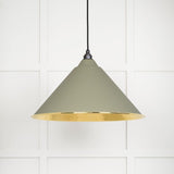 From The Anvil Electrical Hammered Brass / Ceiling Pendants From The Anvil - Hammered Brass Hockley Pendant in Tump