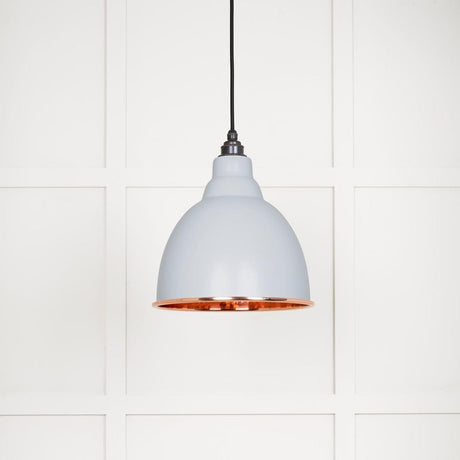 From The Anvil Electrical Hammered Copper / Ceiling Pendants From The Anvil - Hammered Copper Brindley Pendant in Birch