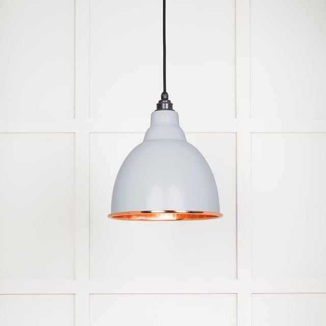 From The Anvil Electrical Hammered Copper / Ceiling Pendants From The Anvil - Hammered Copper Brindley Pendant in Birch