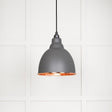 From The Anvil Electrical Hammered Copper / Ceiling Pendants From The Anvil - Hammered Copper Brindley Pendant in Bluff