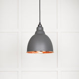 From The Anvil Electrical Hammered Copper / Ceiling Pendants From The Anvil - Hammered Copper Brindley Pendant in Bluff