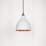 From The Anvil Electrical Hammered Copper / Ceiling Pendants From The Anvil - Hammered Copper Brindley Pendant in Flock