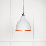 From The Anvil Electrical Hammered Copper / Ceiling Pendants From The Anvil - Hammered Copper Brindley Pendant in Flock