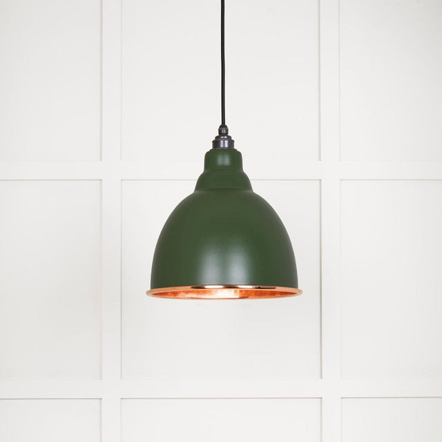 From The Anvil Electrical Hammered Copper / Ceiling Pendants From The Anvil - Hammered Copper Brindley Pendant in Heath