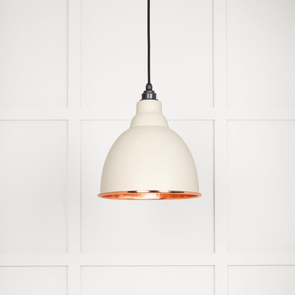 From The Anvil Electrical Hammered Copper / Ceiling Pendants From The Anvil - Hammered Copper Brindley Pendant in Teasel
