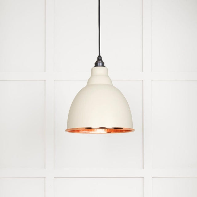 From The Anvil Electrical Hammered Copper / Ceiling Pendants From The Anvil - Hammered Copper Brindley Pendant in Teasel