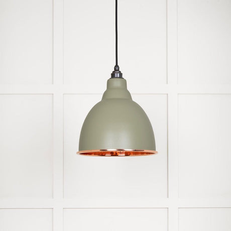 From The Anvil Electrical Hammered Copper / Ceiling Pendants From The Anvil - Hammered Copper Brindley Pendant in Tump