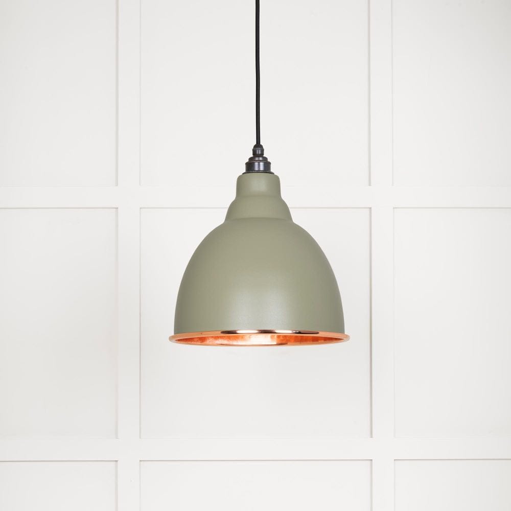 From The Anvil Electrical Hammered Copper / Ceiling Pendants From The Anvil - Hammered Copper Brindley Pendant in Tump