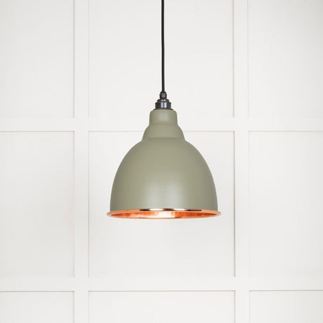From The Anvil Electrical Hammered Copper / Ceiling Pendants From The Anvil - Hammered Copper Brindley Pendant in Tump