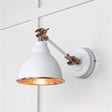 From The Anvil Electrical Hammered Copper / Wall Lights From The Anvil - Hammered Copper Brindley Wall Light in Flock