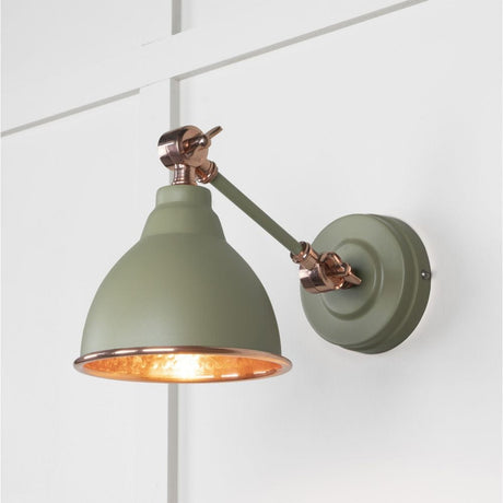 From The Anvil Electrical Hammered Copper / Wall Lights From The Anvil - Hammered Copper Brindley Wall Light in Tump