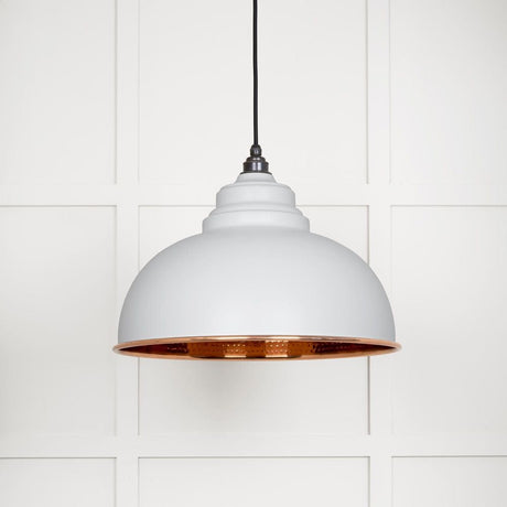 From The Anvil Electrical Hammered Copper / Ceiling Pendants From The Anvil - Hammered Copper Harborne Pendant in Flock