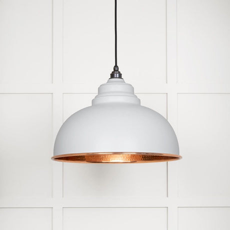 From The Anvil Electrical Hammered Copper / Ceiling Pendants From The Anvil - Hammered Copper Harborne Pendant in Flock