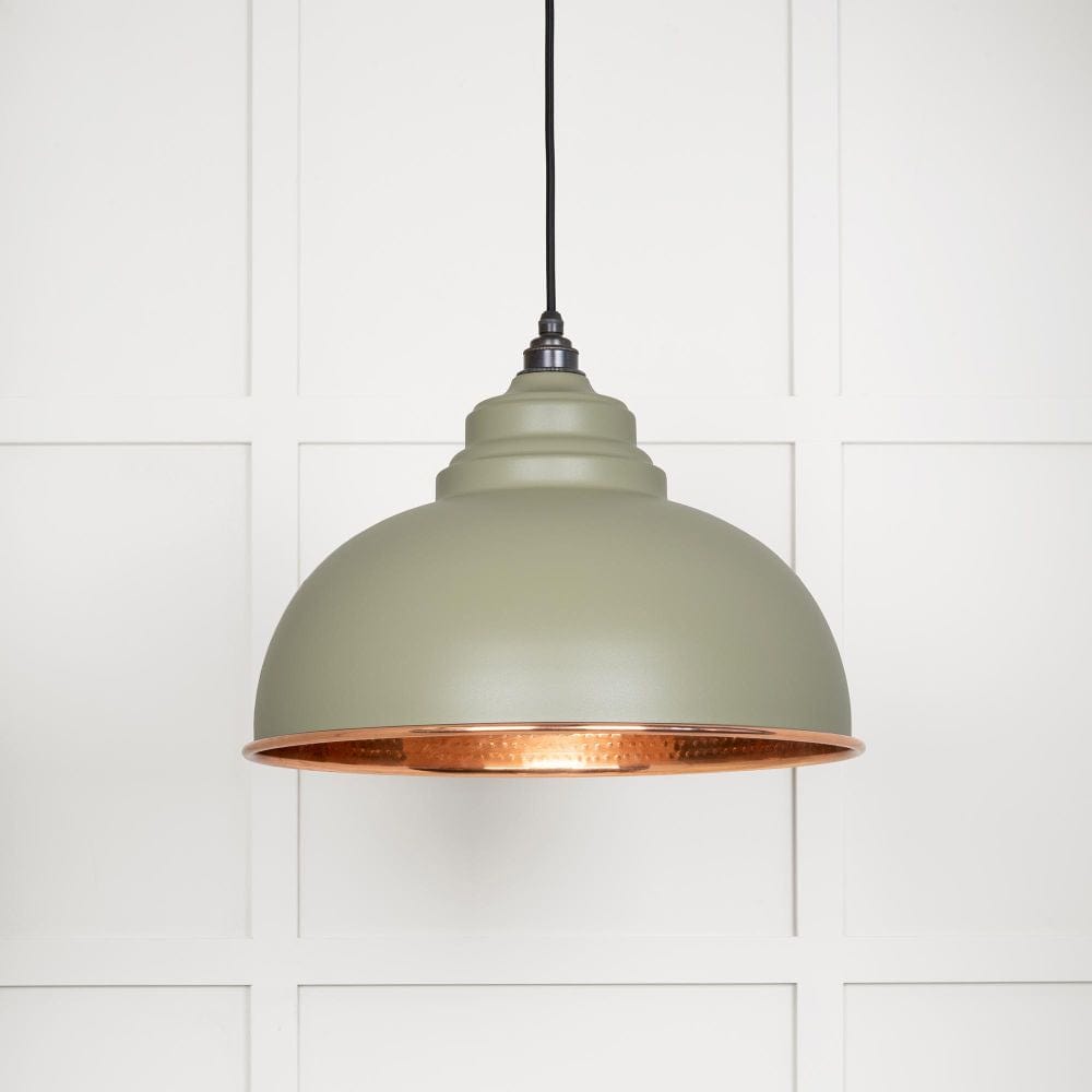 From The Anvil Electrical Hammered Copper / Ceiling Pendants From The Anvil - Hammered Copper Harborne Pendant in Tump
