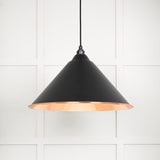 From The Anvil Electrical Hammered Copper / Ceiling Pendants From The Anvil - Hammered Copper Hockley Pendant in Elan Black