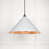 From The Anvil Electrical Hammered Copper / Ceiling Pendants From The Anvil - Hammered Copper Hockley Pendant in Flock
