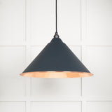 From The Anvil Electrical Hammered Copper / Ceiling Pendants From The Anvil - Hammered Copper Hockley Pendant in Soot