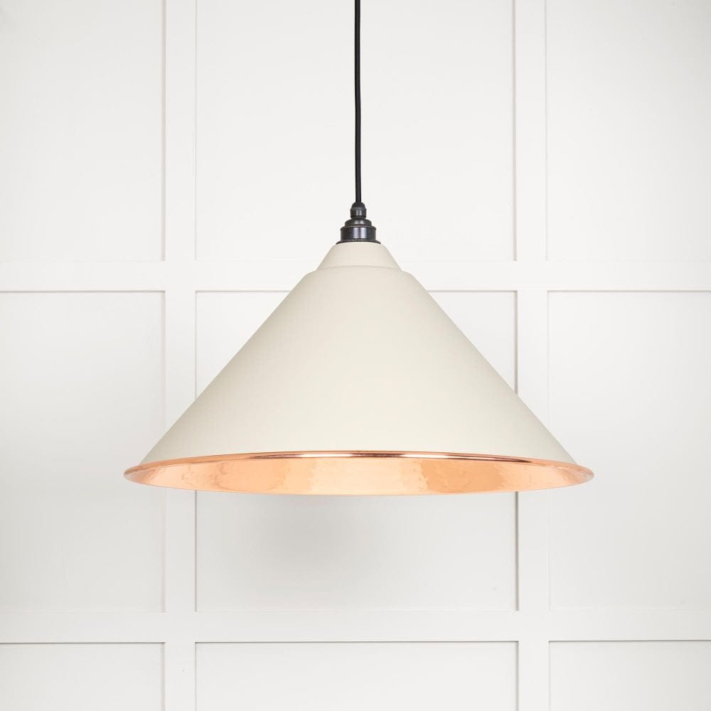 From The Anvil Electrical Hammered Copper / Ceiling Pendants From The Anvil - Hammered Copper Hockley Pendant in Teasel