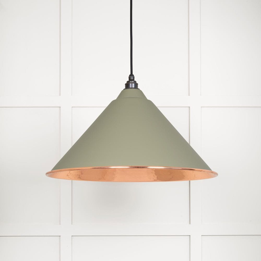 From The Anvil Electrical Hammered Copper / Ceiling Pendants From The Anvil - Hammered Copper Hockley Pendant in Tump