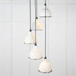 From The Anvil Electrical Hammered Nickel / Cluster Pendants From The Anvil - Hammered Nickel Brindley Cluster Pendant in Teasel