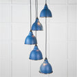 From The Anvil Electrical Hammered Nickel / Cluster Pendants From The Anvil - Hammered Nickel Brindley Cluster Pendant in Upstream
