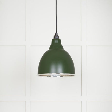 From The Anvil Electrical Hammered Nickel / Ceiling Pendants From The Anvil - Hammered Nickel Brindley Pendant in Heath