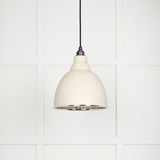 From The Anvil Electrical Hammered Nickel / Ceiling Pendants From The Anvil - Hammered Nickel Brindley Pendant in Teasel