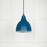 From The Anvil Electrical Hammered Nickel / Ceiling Pendants From The Anvil - Hammered Nickel Brindley Pendant in Upstream