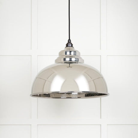 From The Anvil Electrical Hammered Nickel / Ceiling Pendants From The Anvil - Hammered Nickel Harborne Pendant