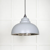 From The Anvil Electrical Hammered Nickel / Ceiling Pendants From The Anvil - Hammered Nickel Harborne Pendant in Birch