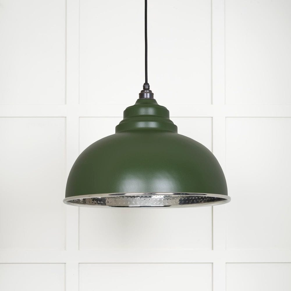 From The Anvil Electrical Hammered Nickel / Ceiling Pendants From The Anvil - Hammered Nickel Harborne Pendant in Heath