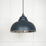 From The Anvil Electrical Hammered Nickel / Ceiling Pendants From The Anvil - Hammered Nickel Harborne Pendant in Soot