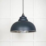 From The Anvil Electrical Hammered Nickel / Ceiling Pendants From The Anvil - Hammered Nickel Harborne Pendant in Soot