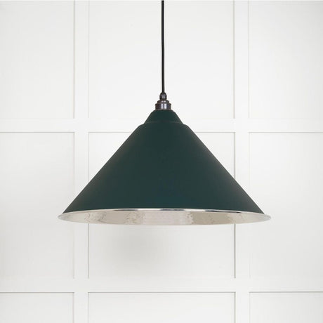From The Anvil Electrical Hammered Nickel / Ceiling Pendants From The Anvil - Hammered Nickel Hockley Pendant in Dingle