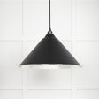 From The Anvil Electrical Hammered Nickel / Ceiling Pendants From The Anvil - Hammered Nickel Hockley Pendant in Elan Black