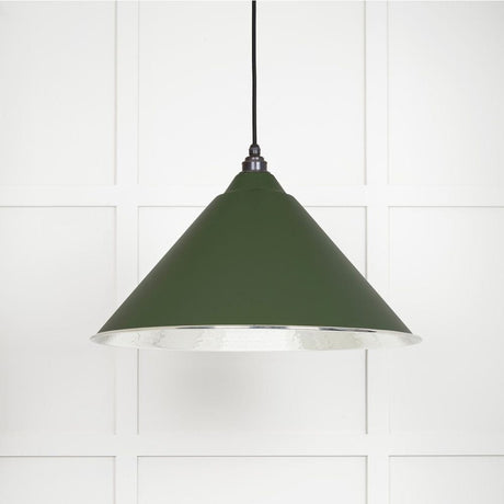 From The Anvil Electrical Hammered Nickel / Ceiling Pendants From The Anvil - Hammered Nickel Hockley Pendant in Heath
