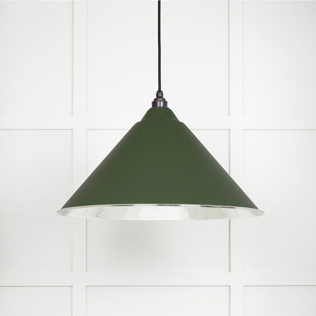 From The Anvil Electrical Hammered Nickel / Ceiling Pendants From The Anvil - Hammered Nickel Hockley Pendant in Heath