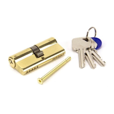 From The Anvil Locks & Latches Lacquered Brass / Euro Double Cylinders / 35 x 35mm From The Anvil - Lacquered Brass 35/35 5pin Euro Cylinder KA