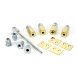From The Anvil Window Furniture Lacquered Brass / Locking Sash Stops From The Anvil - Lacquered Brass Secure Stops (Pack of 4)