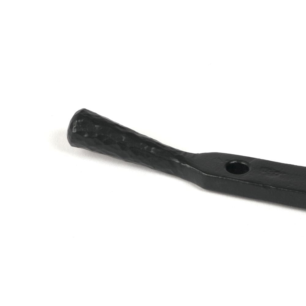 From The Anvil Window Furniture Matt Black / 12"/300mm From The Anvil - Matt Black 12" Hammered Newbury Stay