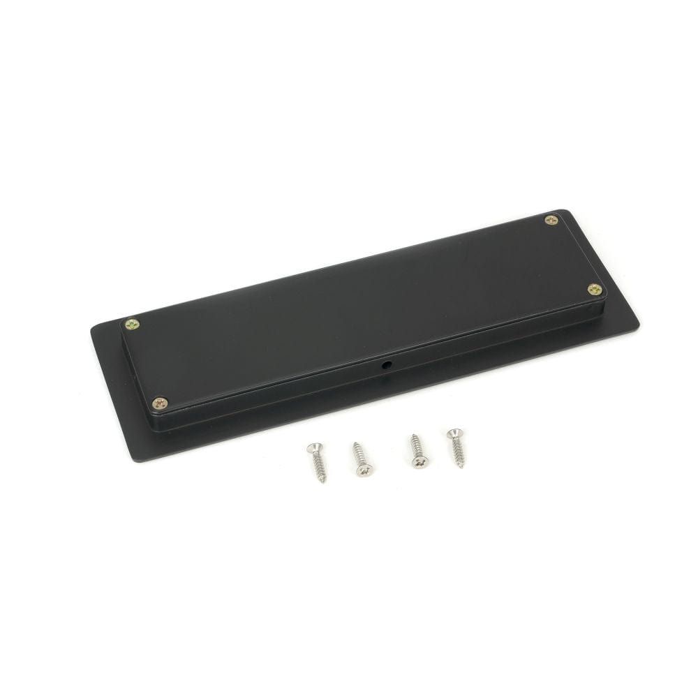 From The Anvil Door Furniture Matt Black / Flush Handle / Rectangular From The Anvil - Matt Black 175mm Art Deco Rectangular Pull