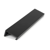 From The Anvil Cabinet Hardware Matt Black / Edge Pull / 200mm From The Anvil - Matt Black 200mm Plain Edge Pull