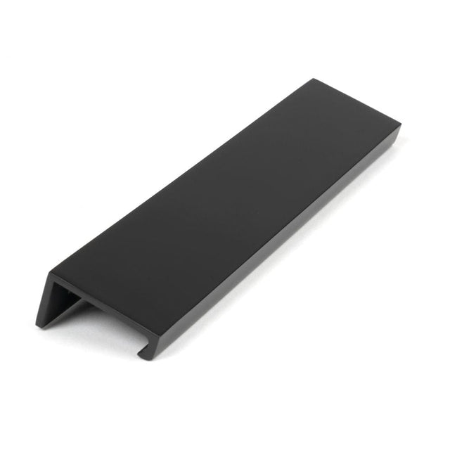 From The Anvil Cabinet Hardware Matt Black / Edge Pull / 200mm From The Anvil - Matt Black 200mm Plain Edge Pull