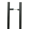 From The Anvil Door Furniture Matt Black / Back to Back Fixing Pack From The Anvil - Matt Black (316) 0.6m Offset T Bar Handle B2B 32mm