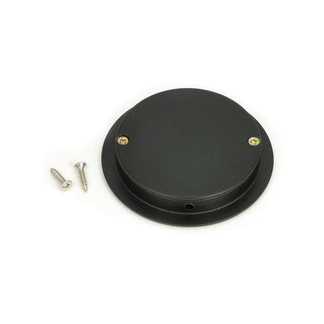 From The Anvil Door Furniture Matt Black / Flush Handle / Round From The Anvil - Matt Black 75mm Art Deco Round Pull