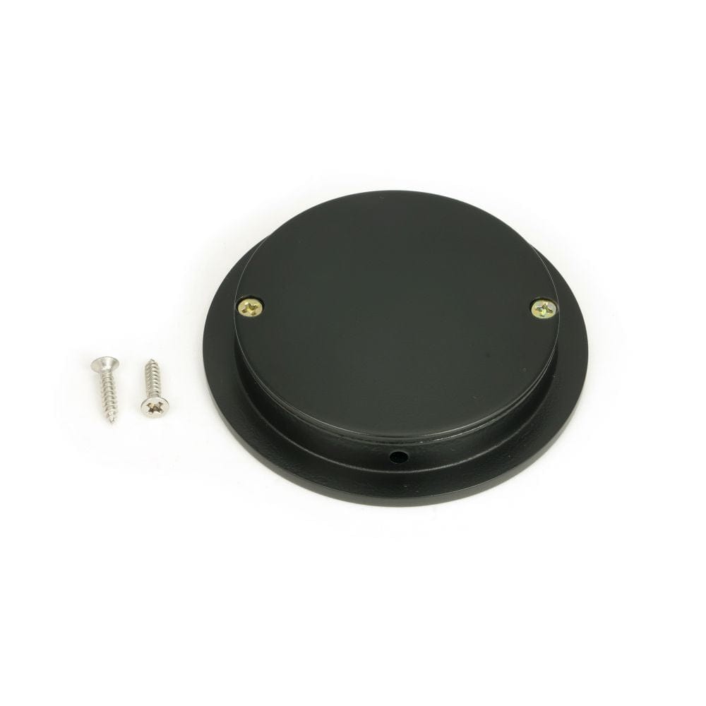 From The Anvil Door Furniture Matt Black / Flush Handle / Round From The Anvil - Matt Black 75mm Plain Round Pull