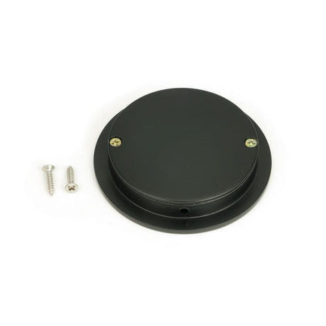 From The Anvil Door Furniture Matt Black / Flush Handle / Round From The Anvil - Matt Black 75mm Plain Round Pull