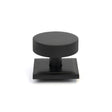 From The Anvil Door Furniture Matt Black / Square Centre Door Knob From The Anvil - Matt Black Brompton Centre Door Knob (Square)